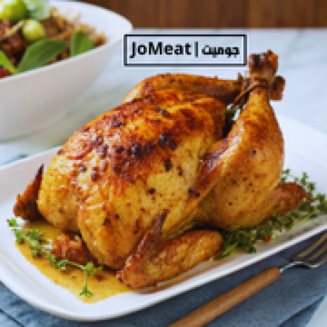 دجاجة متبلة جاهزة للشواء (1100–1300 غرام)